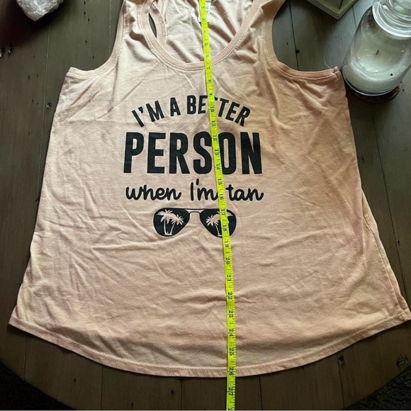 Pink Tank Top with Fun Graphic - Picture 4 of 5